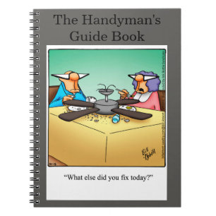 Funny Handyman's Guide Notebook Gift