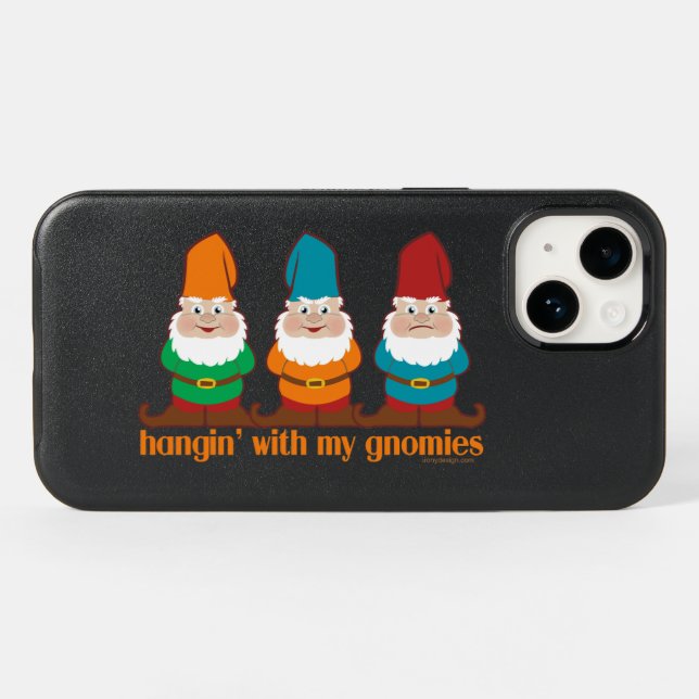 Funny Hangin With My Gnomies Otterbox iPhone Case (Back Horizontal)