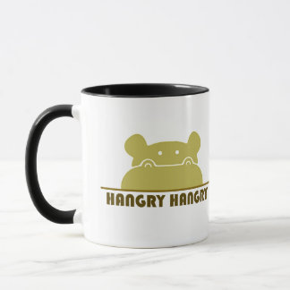 Funny Hangry Hippo Hungry Cartoon Hippopotamus Mug