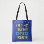 Funny Hannukah Donut Tote Bag<br><div class="desc">A funny and bold Hannukah statement bag.</div>