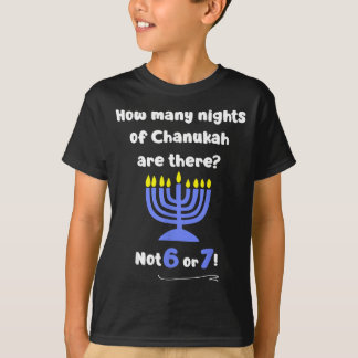 Funny Hanukkah 67 Meme Teacher How Many Nights Of T-Shirt