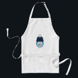 Funny Hanukkah Holiday Masked Character Holiday Adult Apron<br><div class="desc">Add some much needed humor to this holiday season with this design,  featuring a masked Hanukkah-themed character wearing a Star of David patterned hat and a mask with the word "Oy!". Part of a collection from Parcel Studios.</div>