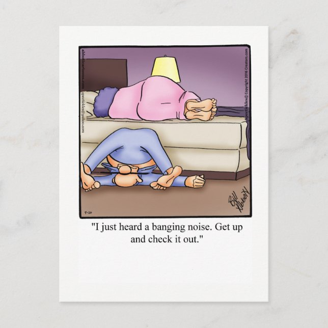 Funny Happy Anniversary Humor Postcard (Front)