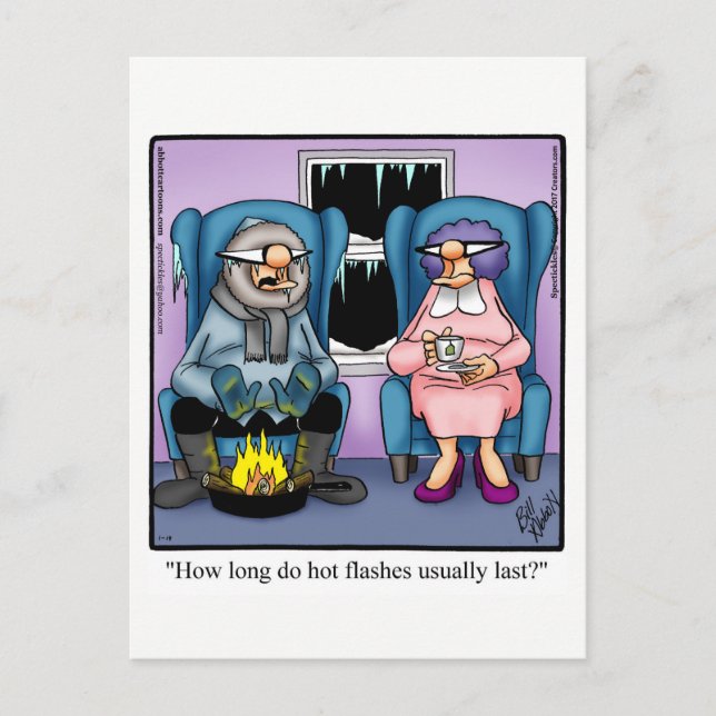 Funny Happy Anniversary Humor Postcard (Front)