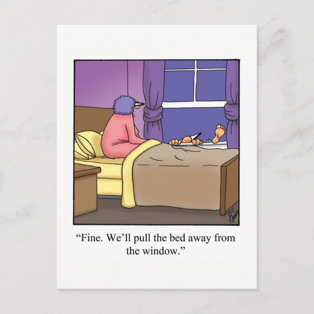 Funny Happy Anniversary Humor Postcard (Front)
