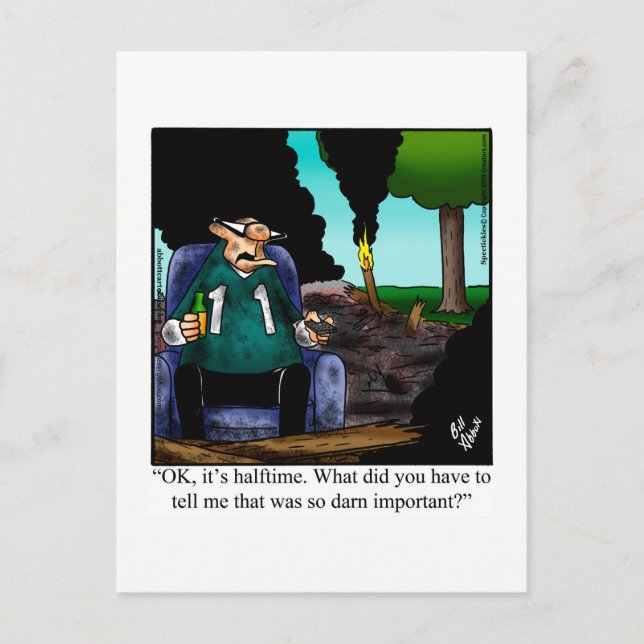 Funny Happy Anniversary Humor Postcard (Front)