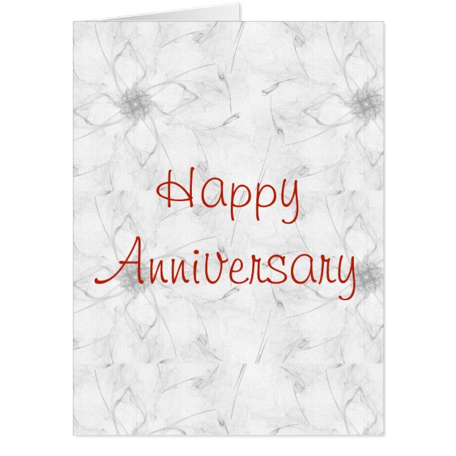 Funny Happy Anniversary Jumbo Card (Front)