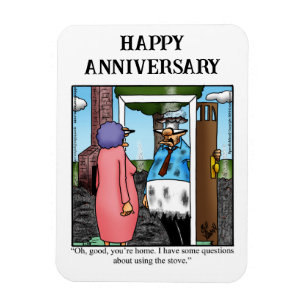 Funny Happy Anniversary Magnet Gift