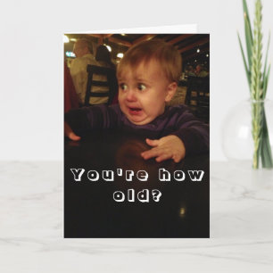 Funny Happy Birthday card