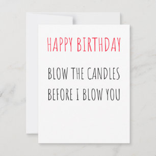 Funny Happy Birthday Card