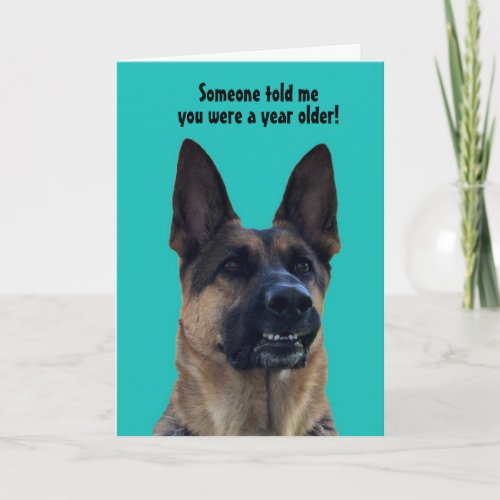 Funny Happy Birthday Card