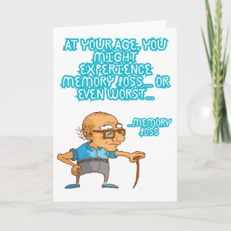 Funny Happy Birthday Card Humor Greeting