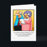 Funny Happy Birthday Greeting Card<br><div class="desc">Enjoy spreading the laughter with this hilarious happy birthday greeting card by artist Bill Abbott; send some laughs along with your best wishes for a happy birthday. Bill Abbott's cartoon "Spectickles" the internationally syndicated comic has also appeared in Hallmark U.K.,  Reader's Digest and other fine magazines!</div>