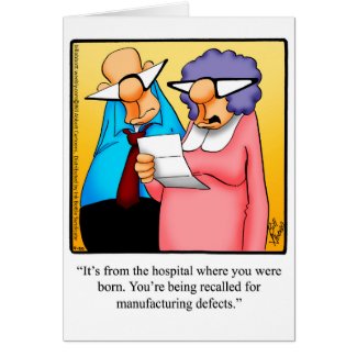 Funny Happy Birthday Greeting Card