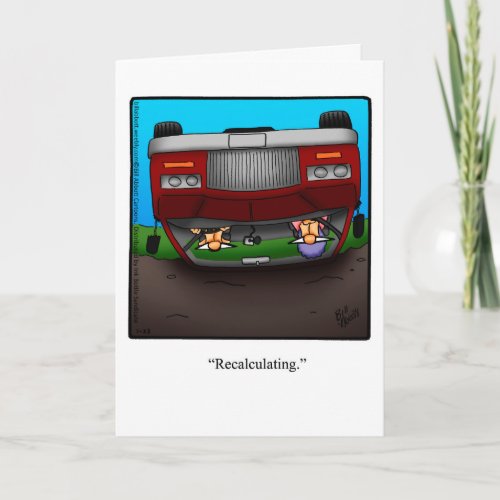 Funny Happy Birthday Greeting Card 