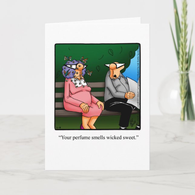 Funny Happy Birthday Humor Greeting Card (Front)