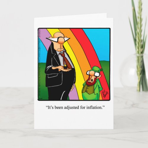 Funny Happy Birthday Humor Greeting Card