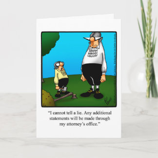 Funny Happy Birthday Humor Greeting Card