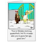 Funny Happy Birthday Humor Greeting Card