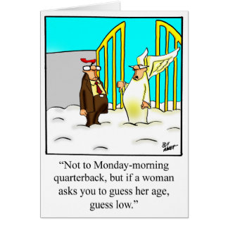 Funny Happy Birthday Humor Greeting Card