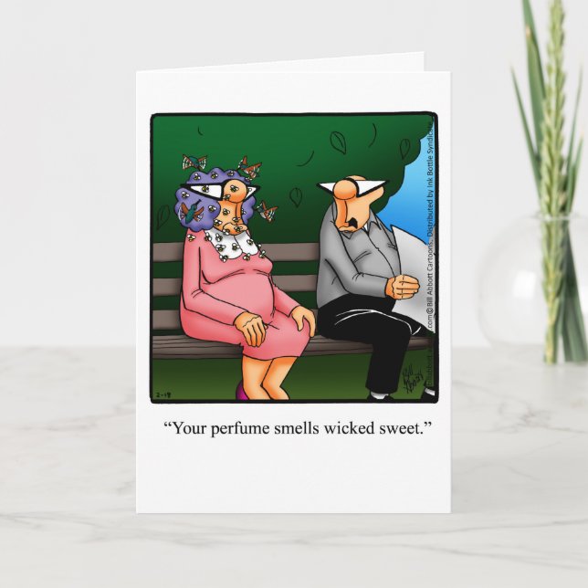 Funny Happy Birthday Humor Greeting Card (Front)