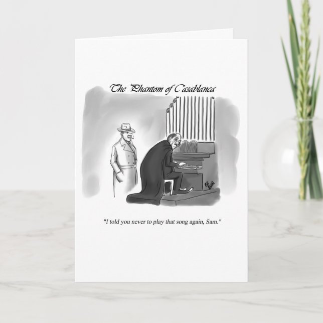 Funny Happy Birthday Humor Greeting Card (Front)