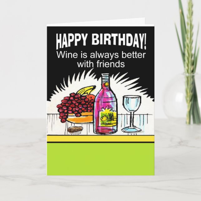 funny happy birthday wish card (Front)