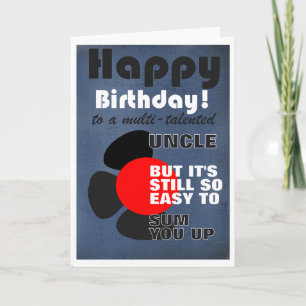 funny happy birthday wish uncle card
