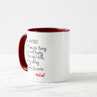 Happy Mother's Day Cursive Writing Coffee Mug with Message - 11 oz