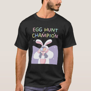 Funny Happy Easter Egg Hunt Cute Bunny Ears Sister T-Shirt