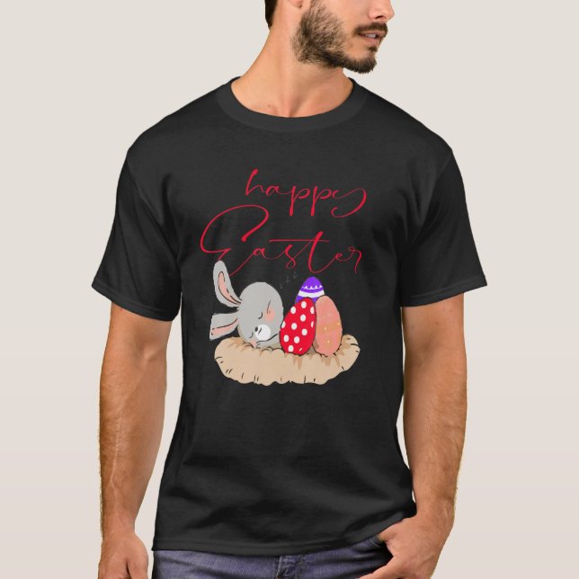 Funny Happy Ester Quote Easter Sunday Cool Ester. T-Shirt (Front)