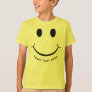Funny Happy Face Add Your Own Text Light T-Shirt