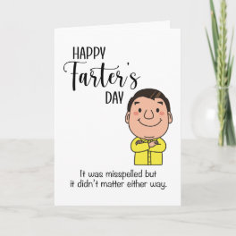 Funny Happy Farter's Day Humor Father's Day Card