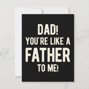 Funny Happy Father's Day Holiday Card