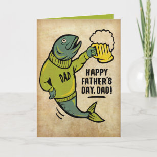 Nchigedy Funny Cod Fathers Day Card, Got You A Father's Day Card, Hilarious  Fish Pun Fathers Day Card, Fishing Fathers Day Card