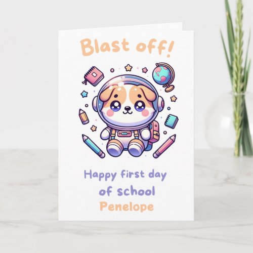 Funny Happy First Day of School Card