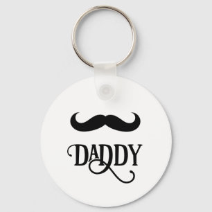 Funny Happy First Fathers Day Daddy custom Keychain