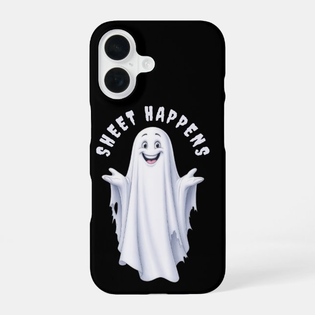 Funny Happy Ghost Phone Case (Back)