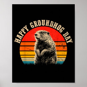 Funny Happy Groundhog Day 2025 Lmn Uni-adults & Poster