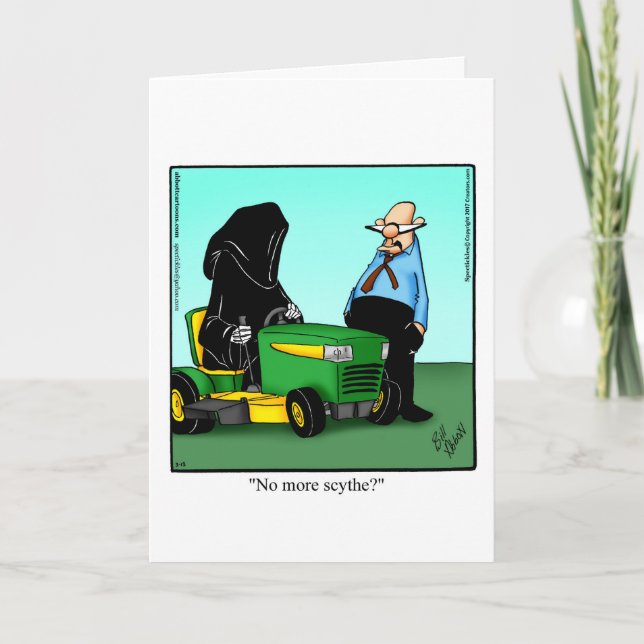 Funny Happy Halloween Greeting Card (Front)