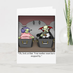 Funny Happy Halloween Greeting Card