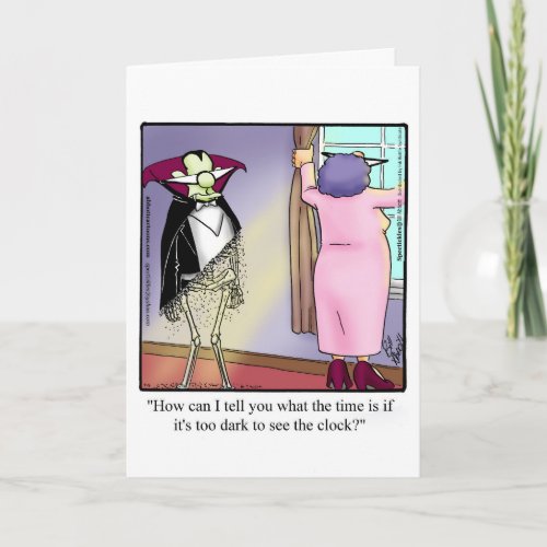 Funny Happy Halloween Greeting Card