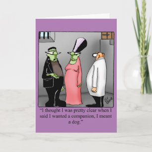Funny Happy Halloween Greeting Card