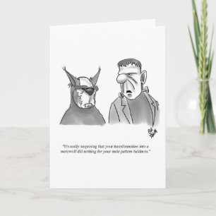 Funny Happy Halloween Greeting Card