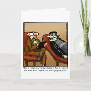 Funny Happy Halloween Greeting Card