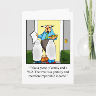 Funny Happy Halloween Greeting Card