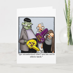Funny Happy Halloween Greeting Card