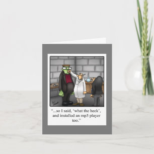 Funny Happy Halloween Greeting Card
