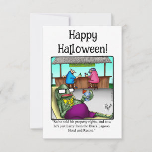 Funny Happy Halloween Humor Greeting Card