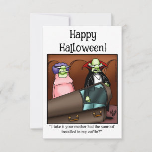 Funny Happy Halloween Humor Greeting Card